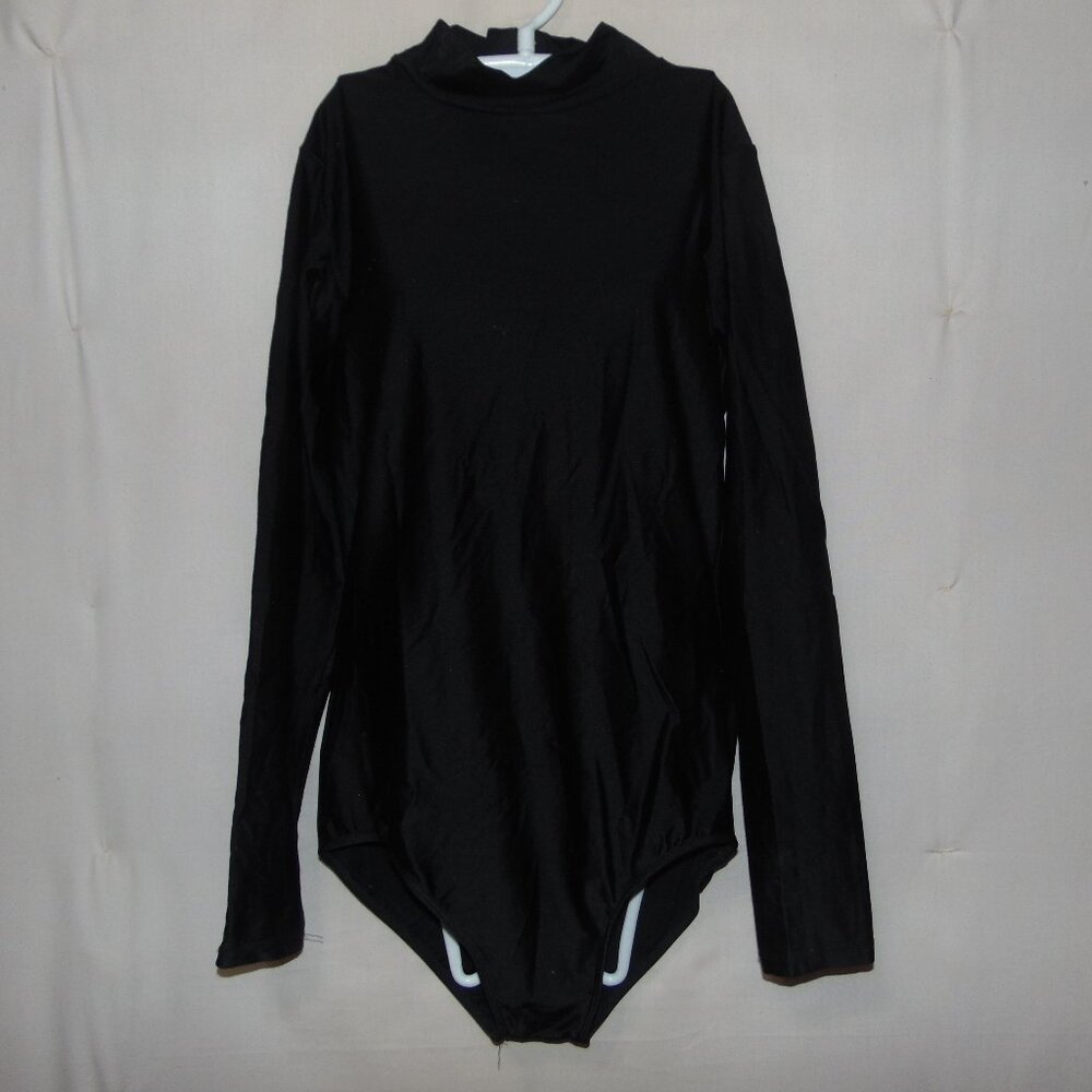 Speerise Black Long Sleeve Leotard L